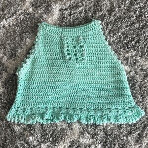 Mint Green Crochet Top